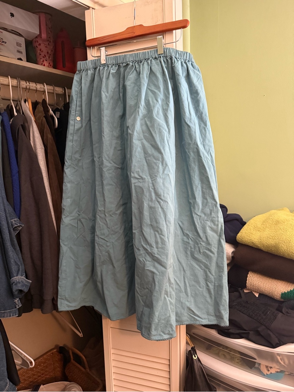 Rudy Jude Cafe Skirt in Sea